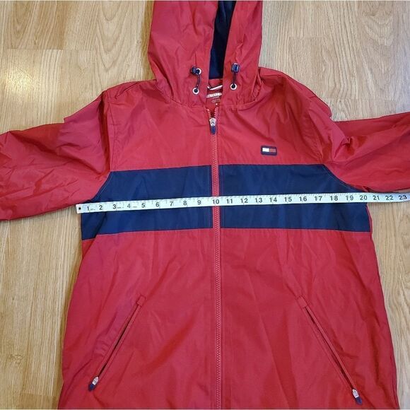 Tommy Hilfiger Sport Hooded Fleece Windbreaker Jacket size Medium - Picture 9 of 11